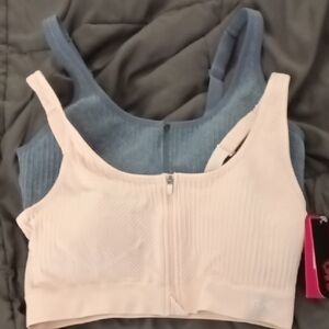 Ryka Sports Bra Set - Blue and Cream